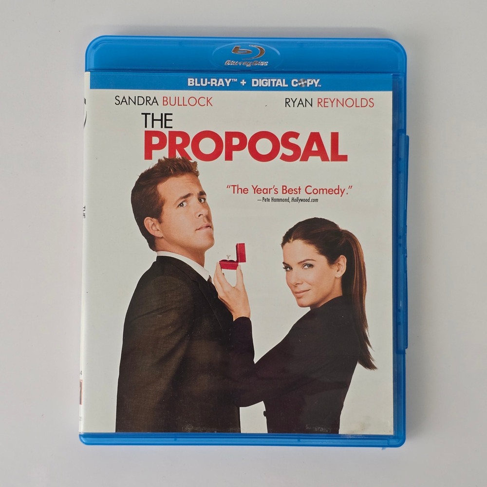 The Proposal Blu-ray Sandra Bullock Ryan Reynolds RomCom Preppy Touchstone